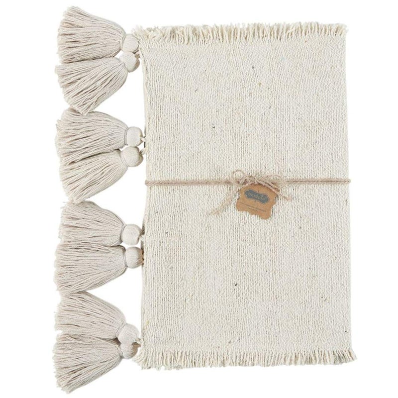 mud pie Ivory Table Runner - Image 1